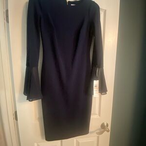 Elegant Navy Blue Dress